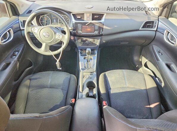 3N1AB7AP5JY236818 2018 NISSAN SENTRA Gray Առջևի վահանակի տեսք