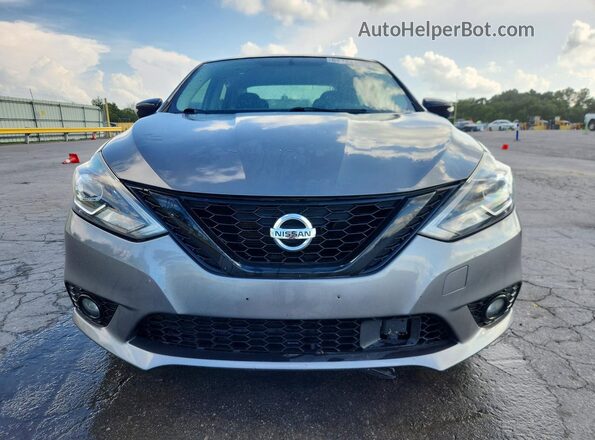 3N1AB7AP5JY236818 2018 NISSAN SENTRA Gray Դիմացի տեսք