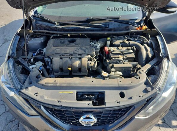 3N1AB7AP5JY236818 2018 NISSAN SENTRA Gray Սալոնի հետևի տեսք