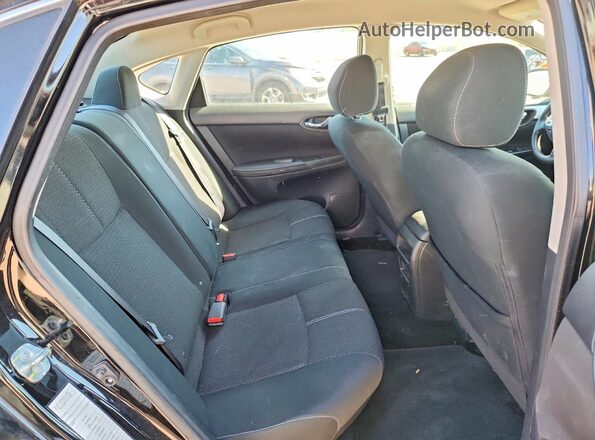 3N1AB7AP5JY274839 2018 NISSAN SENTRA Black Вид задніх сидінь