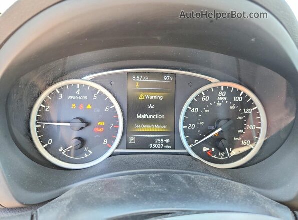 3N1AB7AP5JY274839 2018 NISSAN SENTRA Black Вид щитка приладів