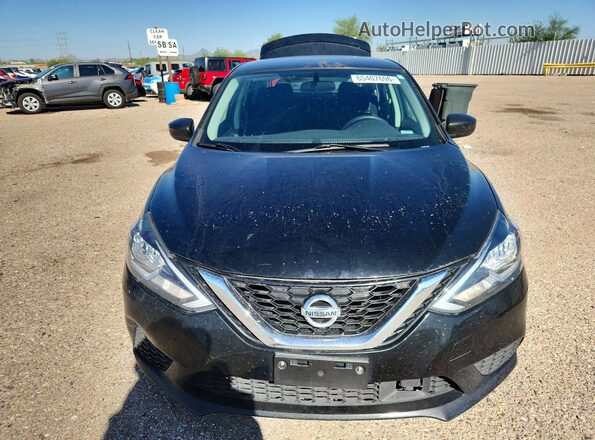 3N1AB7AP5JY274839 2018 NISSAN SENTRA Black Вид спереду