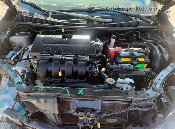 3N1AB7AP5KY207420 2019 NISSAN SENTRA Charcoal Widok wnętrza z tyłu