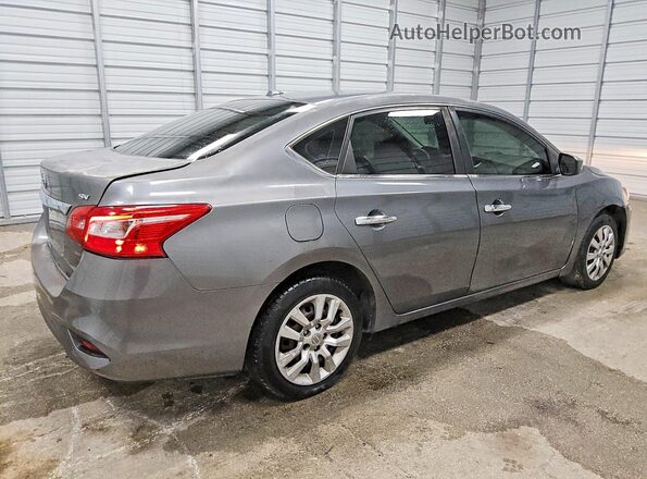 3N1AB7AP6HL653047 2017 NISSAN SENTRA Серый Задняя правая четверть