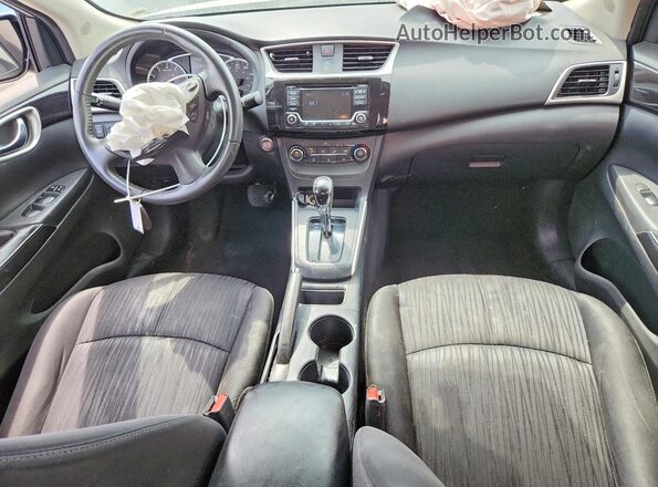 3N1AB7AP6HL718625 2017 NISSAN SENTRA Silver Առջևի վահանակի տեսք