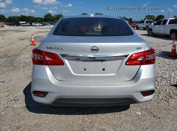 3N1AB7AP6HL718625 2017 NISSAN SENTRA Silver Հետևի տեսք