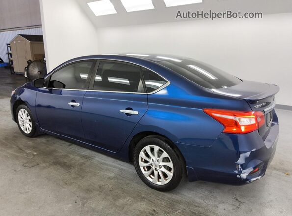 3N1AB7AP6HY374801 2017 NISSAN SENTRA Blue Հետևի ձախ