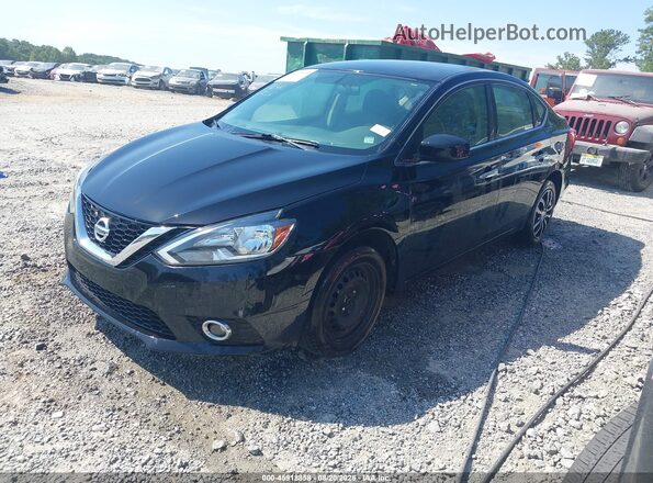 3N1AB7AP6HY392392 2017 NISSAN SENTRA Black Przód lewy