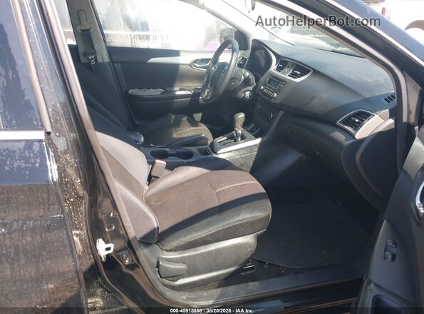 3N1AB7AP6HY392392 2017 NISSAN SENTRA Black Widok wnętrza z przodu