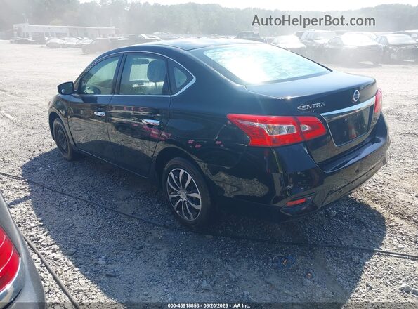 3N1AB7AP6HY392392 2017 NISSAN SENTRA Black Tył lewy