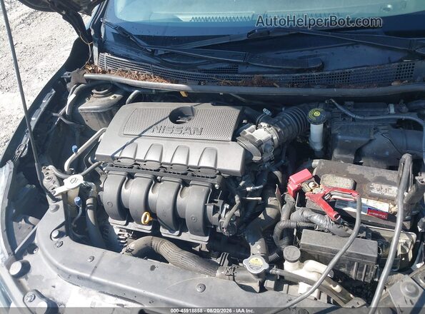 3N1AB7AP6HY392392 2017 NISSAN SENTRA Black Widok z tyłu