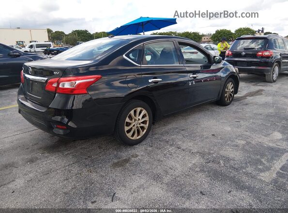 3N1AB7AP6JL651188 2018 NISSAN SENTRA Black Tył prawy