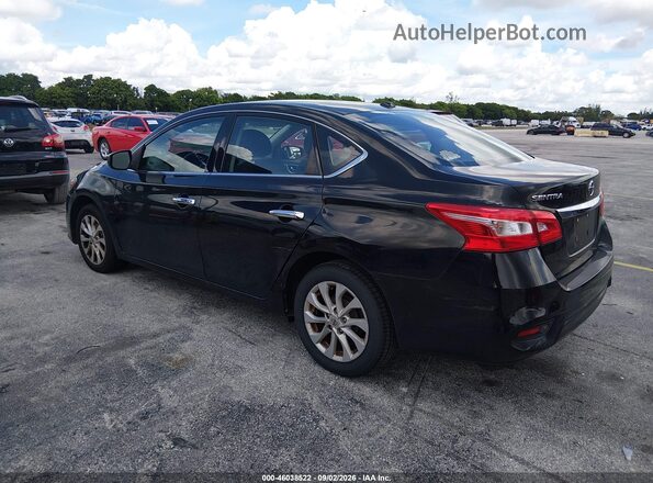 3N1AB7AP6JL651188 2018 NISSAN SENTRA Black Tył lewy