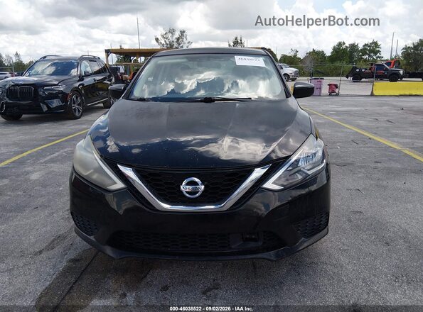 3N1AB7AP6JL651188 2018 NISSAN SENTRA Black Widok z przodu