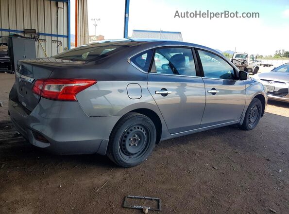 3N1AB7AP6JY339374 2018 NISSAN SENTRA Gray Trasero derecho