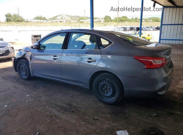 3N1AB7AP6JY339374 2018 NISSAN SENTRA Gray Trasero izquierdo