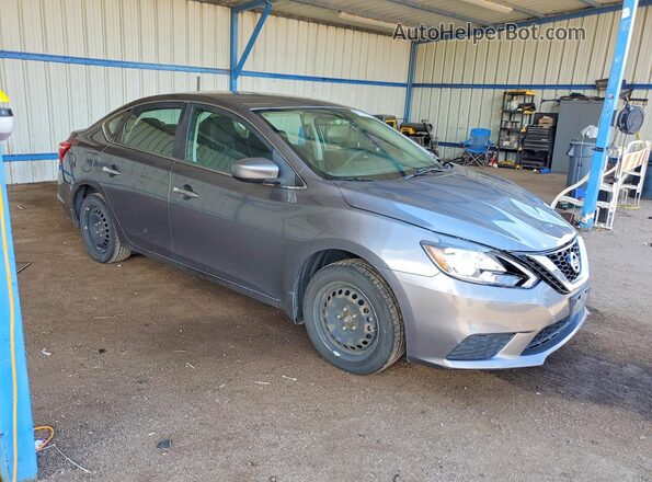 3N1AB7AP6JY339374 2018 NISSAN SENTRA Gray Delantero derecho