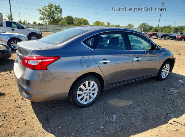 3N1AB7AP6KY267786 2019 NISSAN SENTRA Gray უკანა მარჯვენა