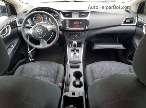 3N1AB7AP6KY310992 2019 NISSAN SENTRA Silver წინა პანელის ხედი