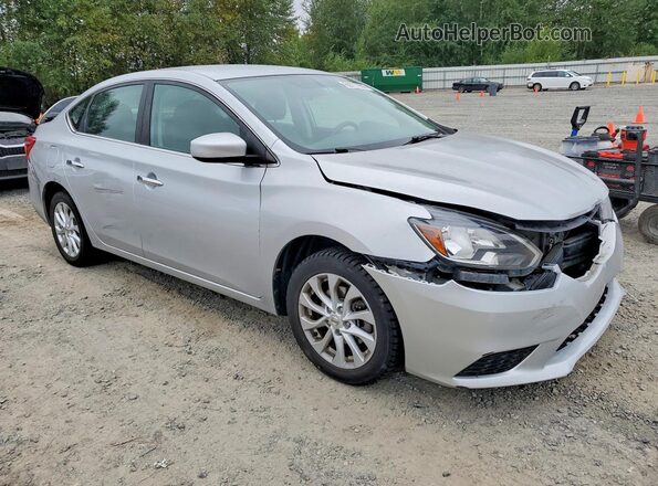 3N1AB7AP6KY310992 2019 NISSAN SENTRA Silver წინა მარჯვენა