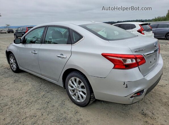 3N1AB7AP6KY310992 2019 NISSAN SENTRA Silver უკანა მარცხენა