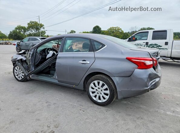3N1AB7AP6KY417511 2019 NISSAN SENTRA Charcoal Задня ліва чверть