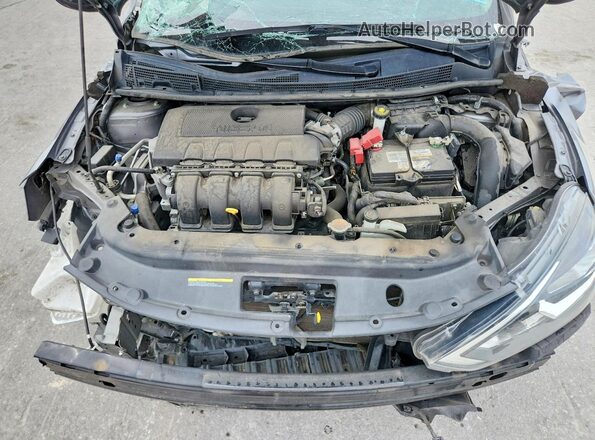 3N1AB7AP6KY417511 2019 NISSAN SENTRA Charcoal Вид задньої частини салону