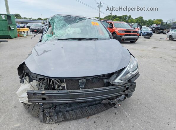 3N1AB7AP6KY417511 2019 NISSAN SENTRA Charcoal Вид спереду
