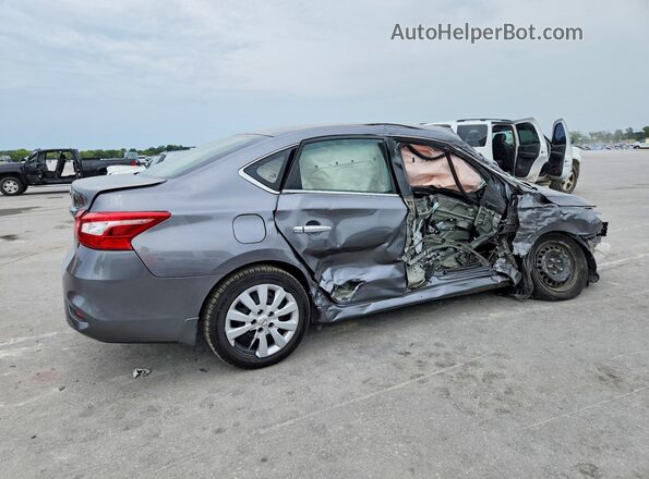 3N1AB7AP6KY417511 2019 NISSAN SENTRA Charcoal Задня права чверть