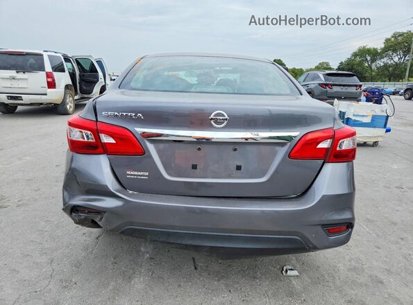 3N1AB7AP6KY417511 2019 NISSAN SENTRA Charcoal Вид ззаду