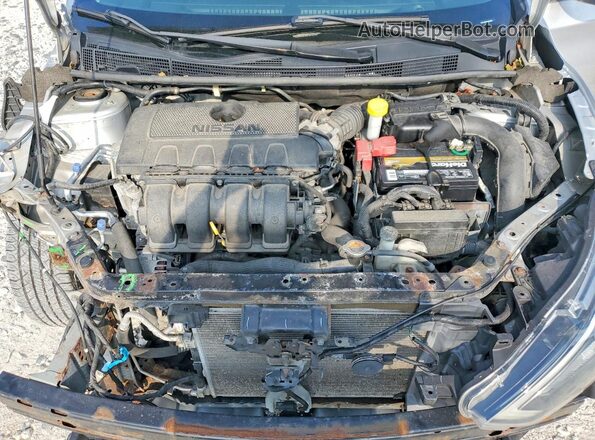 3N1AB7AP7GY282885 2016 NISSAN SENTRA Silver Вид задньої частини салону
