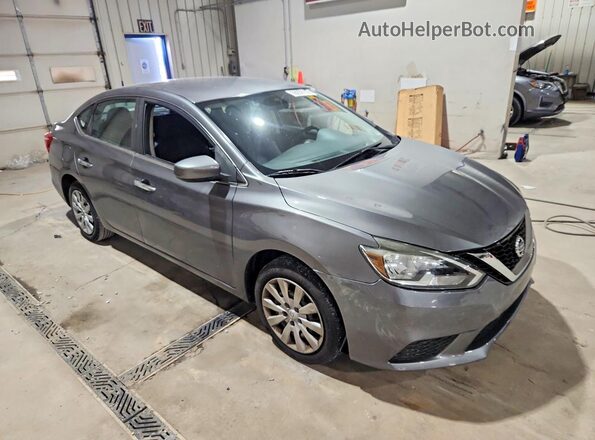 3N1AB7AP7GY310801 2016 NISSAN SENTRA Gray Front right