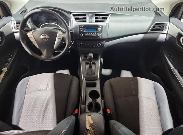 3N1AB7AP7GY310801 2016 NISSAN SENTRA Gray Dashboard view