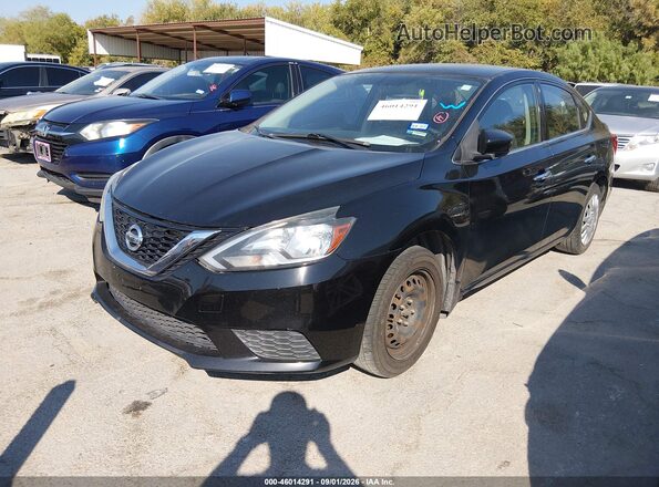 3N1AB7AP7HY237267 2017 NISSAN SENTRA Black წინა მარცხენა ხედი სამი მეოთხედიდან