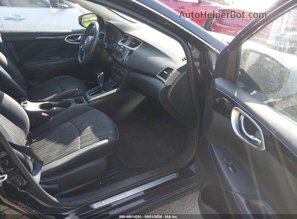 3N1AB7AP7HY237267 2017 NISSAN SENTRA Black წინა სალონის ხედი