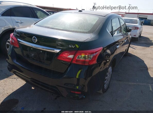 3N1AB7AP7HY237267 2017 NISSAN SENTRA Black უკანა მარჯვენა