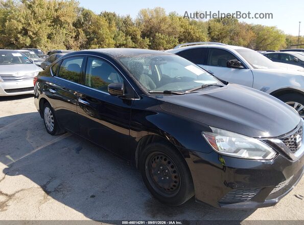 3N1AB7AP7HY237267 2017 NISSAN SENTRA Black უკანა სალონის ხედი