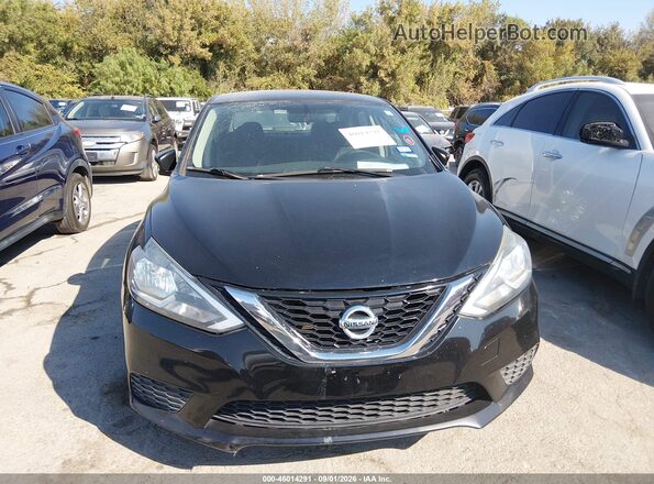 3N1AB7AP7HY237267 2017 NISSAN SENTRA Black ხელსაწყოთა პანელის ხედი