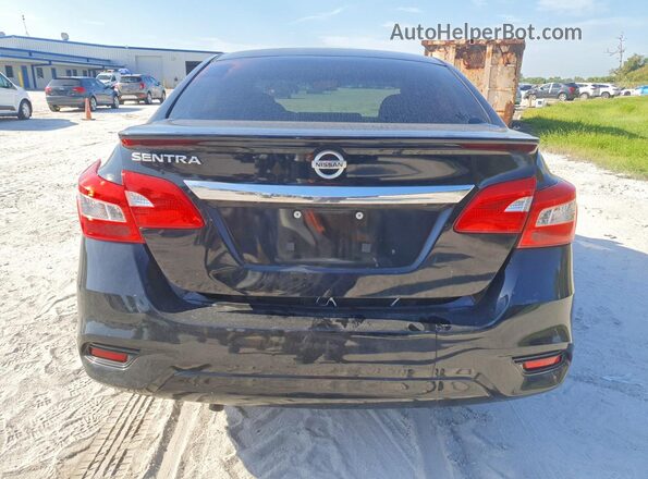 3N1AB7AP7JY235279 2018 NISSAN SENTRA Black Հետևի տեսք