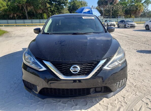 3N1AB7AP7JY235279 2018 NISSAN SENTRA Black Դիմացի տեսք
