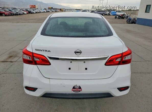 3N1AB7AP7JY243270 2018 NISSAN SENTRA White Widok z tyłu