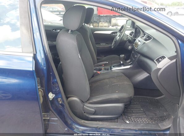 3N1AB7AP7JY248176 2018 NISSAN SENTRA Blue წინა სალონის ხედი
