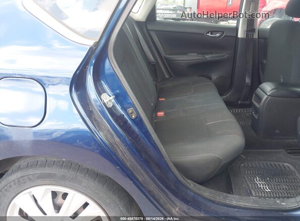 3N1AB7AP7JY248176 2018 NISSAN SENTRA Blue VIN კოდის სტიკერის ხედი
