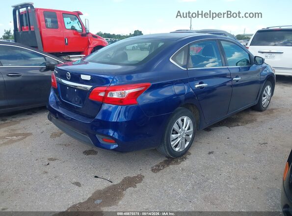 3N1AB7AP7JY248176 2018 NISSAN SENTRA Blue უკანა მარჯვენა