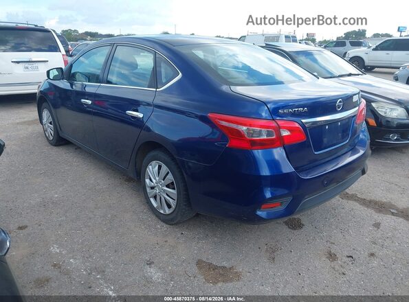 3N1AB7AP7JY248176 2018 NISSAN SENTRA Blue უკანა მარცხენა