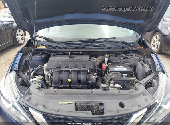 3N1AB7AP7JY248176 2018 NISSAN SENTRA Blue უკანა ხედი