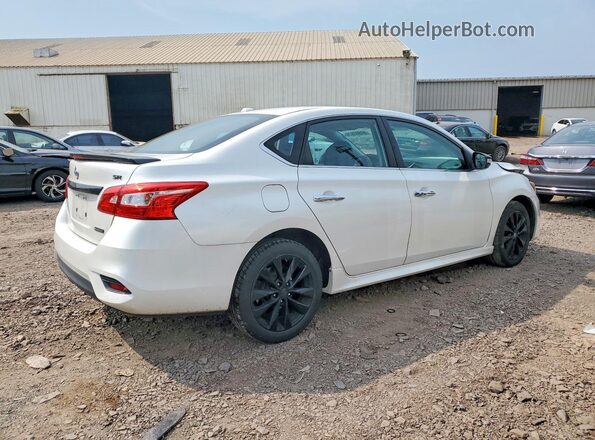 3N1AB7AP7JY270842 2018 NISSAN SENTRA Белый Задняя правая четверть