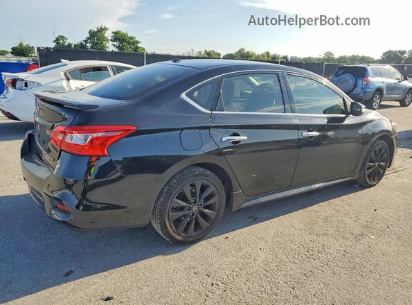3N1AB7AP7JY277323 2018 NISSAN SENTRA Черный Задняя правая четверть