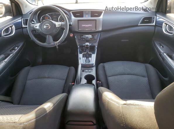 3N1AB7AP7JY277323 2018 NISSAN SENTRA Черный Вид панели приборов