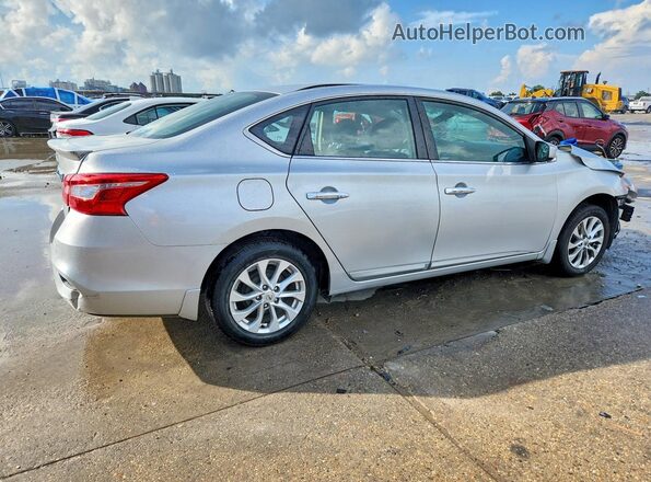 3N1AB7AP7KY202560 2019 NISSAN SENTRA Silver Задня права чверть